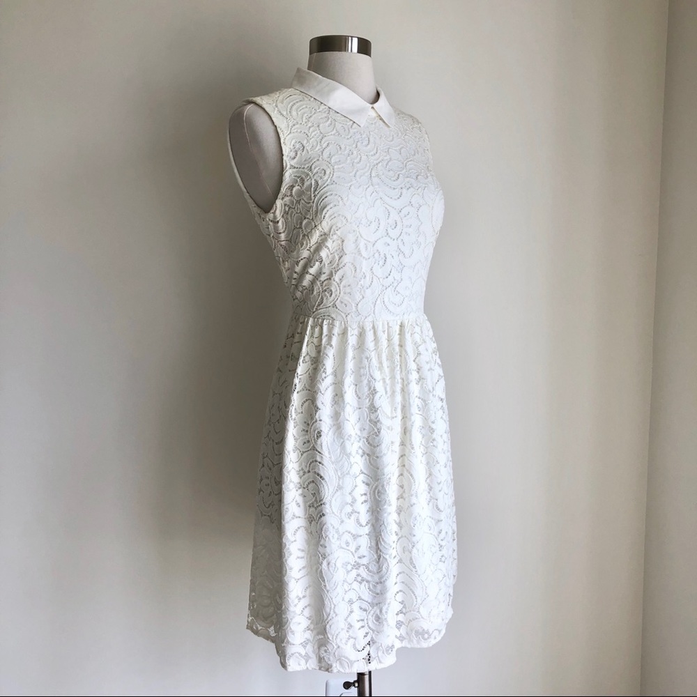 Betsey Johnson, Peter Pan collar Lace Dress, 6 - Picture 3 of 8